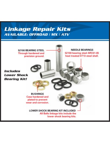 ALL BALLS Suspension Linkage Repair Kit Yamaha TT-R250