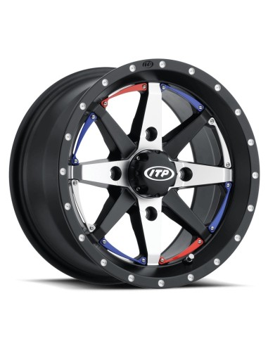 ITP Cyclone Wheel 14x7 4x137 5+2 Negru/Prelucrat