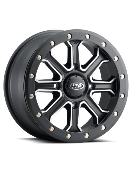 ITP Velocity Wheel 15x7 4x137 6+1 (+50mm) Matte Black/Polished