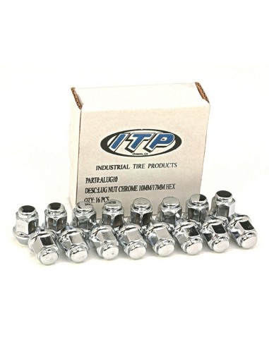 ITP Lug Nut Kit Tapered Chrome 10/1,5mm - Box of 16