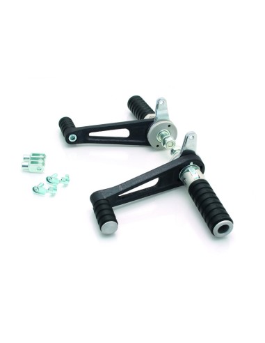 Tarozzi universal  Ø12mm foldable rubber footpegs set