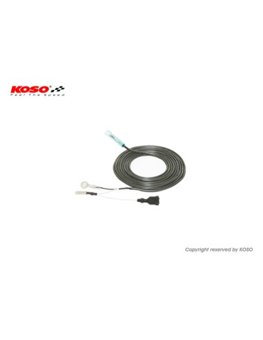 KOSO Type B Rev-Counter Wire Black/White