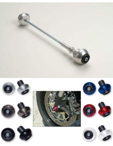 REAR CRASH BALL FITTING KIT FOR BUELL XB9 AND XB12 2002-05 BLACK