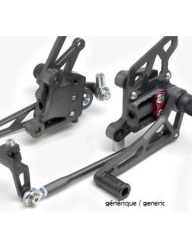 Multi-position rearsets for LSL Yamaha MT-09