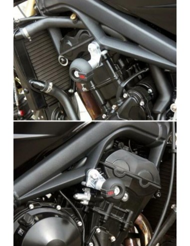 LSL Crash Protectors Fitting Kit For Triumph Street Triple 675 2007-08