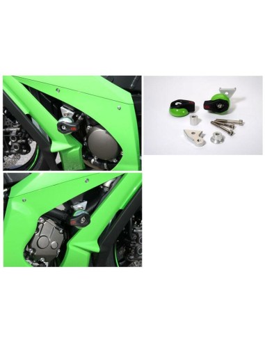 Kit de montare LSL Crash Pad pentru KAWASAKI CU PLACĂ