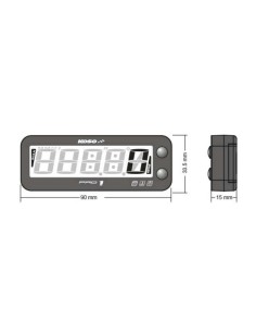 KOSO Pro-1 Rev-Counter LCD... 2