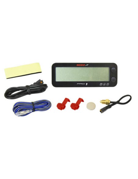 KOSO Pro-1 Rev-Counter LCD Multifunctional Negru