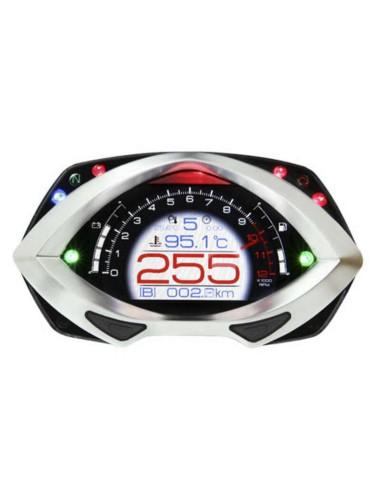 KOSO RXF Multi-Function Meter LCD Black/Silver