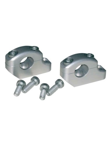 SUPORTURI DE BARĂ DECALATĂ PLACATĂ ARGENTAT LSL PENTRU CLEMĂ TRIPLE LSL Ø22MM
