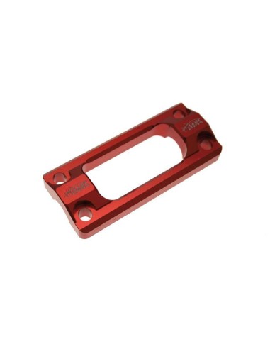 STEERING STABILIZER MOUNT, 22.2MM RED FOR CR/CRF 2007