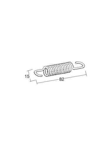 BUZZETTI Spring 82x15mm For Central Stand