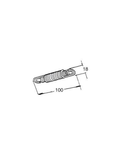 BUZZETTI Double spring for central stand - Kymco