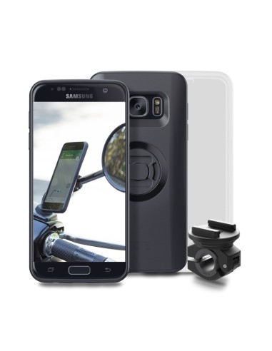 SP-CONNECT Moto Bundle fixat pe Mirror Samsung S7