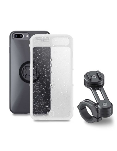 SP-CONNECT Moto Bundle fixat pe ghidon iPhone 8+/7+/6S+/6+