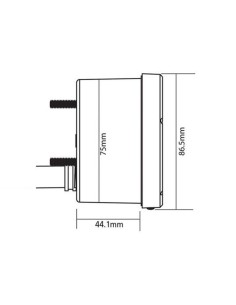 Tahometru KOSO D75 Negru... 2