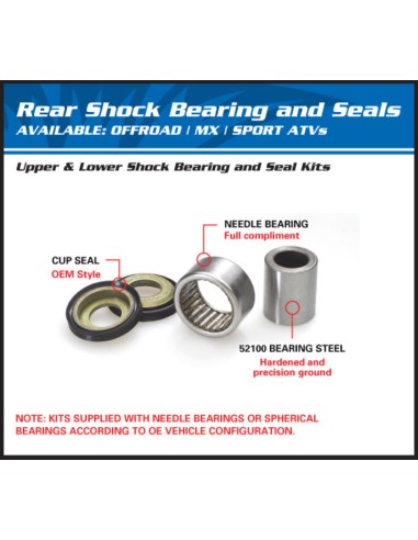 ALL BALLS Bottom Shock Absorber Bearing Kit Beta