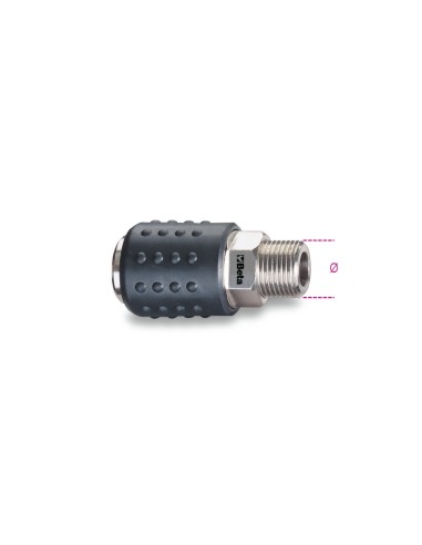 BETA Quick 1/4'' Universal Ball Air Coupling