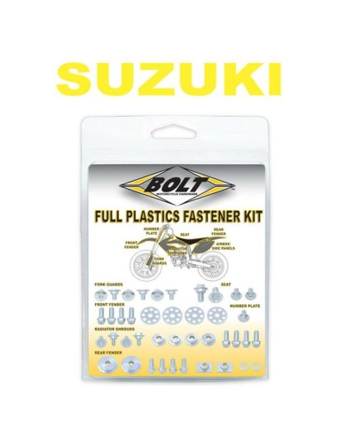 BOLT Full Plastics Fastener Kit Suzuki RM-Z450