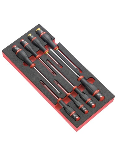 FACOM 8 Protwist® Flat Blade + Cross Head Screwdrivers Module