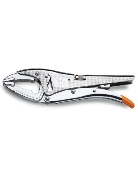 BETA Self-Locking Pliers with long jaws with adjustment screw