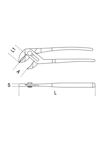 BETA Slip Joint Pliers with Setting...