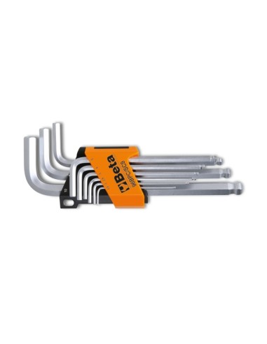 BETA Set of 9 Ball Head Offset Hexagon Key Wrenches