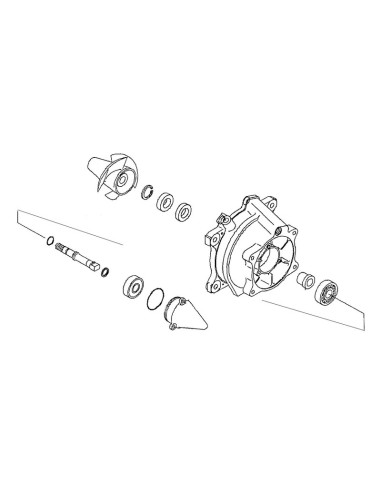 Kit reparatie turbine WSM Kawasaki 1100 Ultra 130