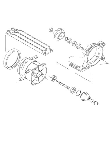 Kit reparatie turbine WSM Kawasaki 1200 STX-R