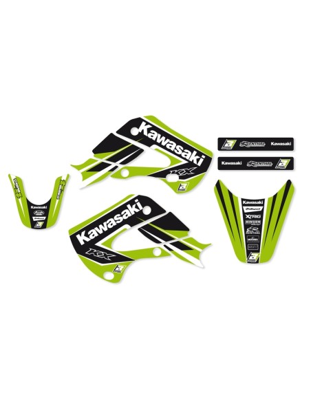 BLACKBIRD Dream Graphic 4 Complete Graphic Kit Kawasaki KX65