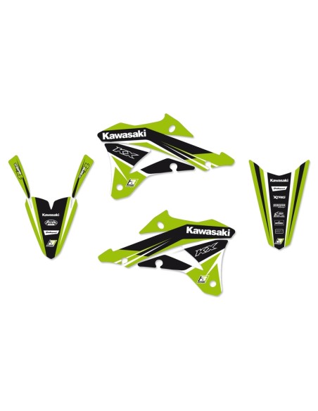 BLACKBIRD Dream Graphic 4 Complete Graphic Kit Kawasaki KX85