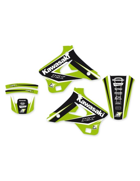 BLACKBIRD Dream Graphic 4 Graphic Kit Kawasaki KX125/250