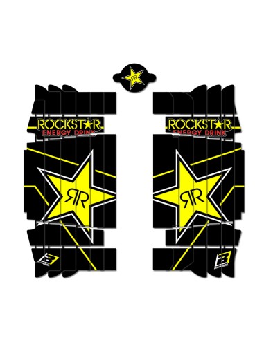 Kit grafic BLACKBIRD Rockstar Energy pentru radiatoare Husqvarna TC/FC