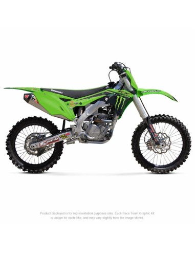 Kit de autocolante PRO C IRC UIT Team Monster Energy 2020 Kawasaki KX85