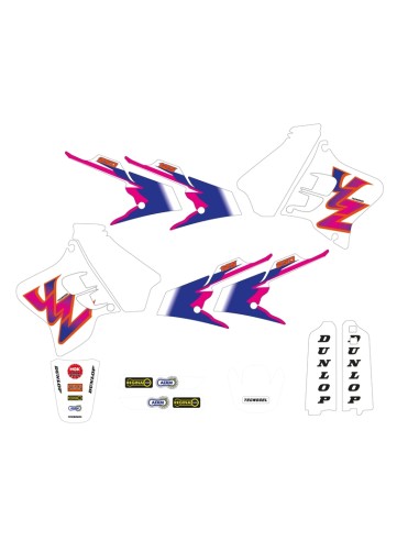 TECNOSEL Stickers Kit Team Yamaha 1993