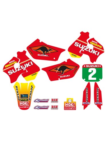 Kit autocolante TECNOSEL Team Suzuki 1998