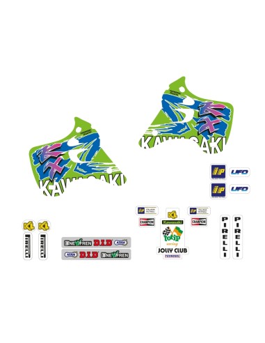 TECNOSEL Complet Set Team Kawasaki 1993