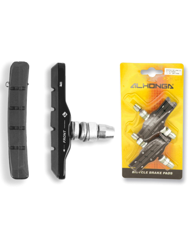 ALHONGA Brake Pads Set W/Black Alloy-Pad Holder Type Shimano Xtr