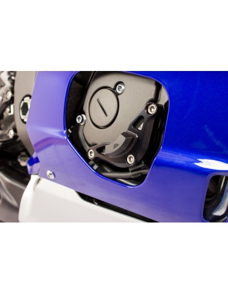 GILLES TOOLLING Capac carter dreapta motor negru Yamaha YZF-R6