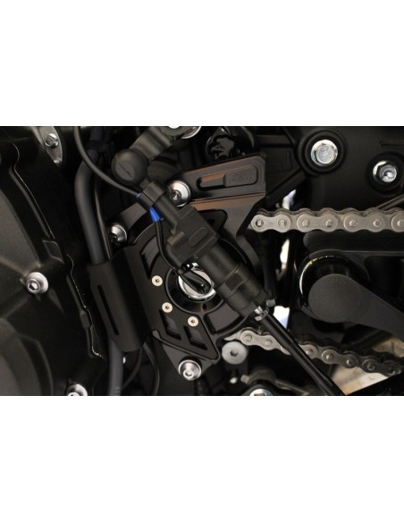 GILLES TOOLLING Capac pinion frontal negru Yamaha XSR900