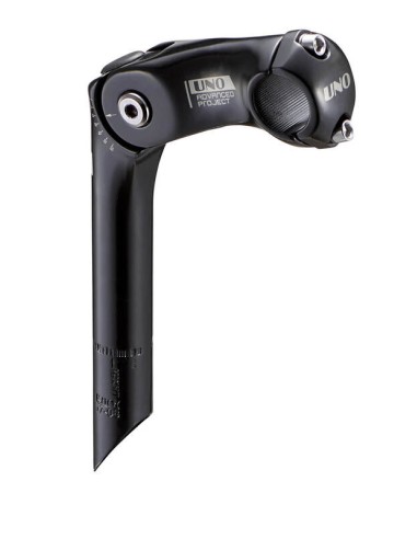 UNO 0°/ 60° Bicycle Handlebar Stem Adjustable Grade - 100mm Black