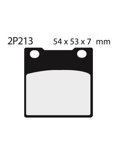 NISSIN Street Semi-Metallic Brake pads - 2P-213NS