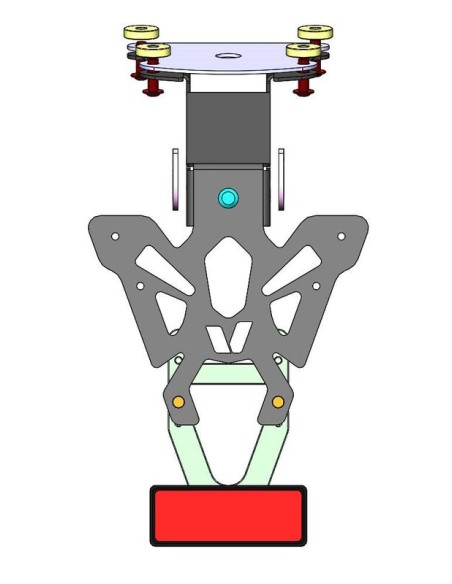 V PARTS License Plate Holder