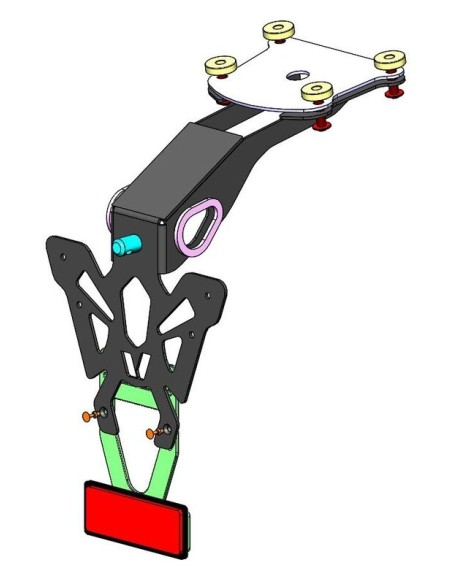 Suport placa VP ART S Negru - Yamaha MT-09