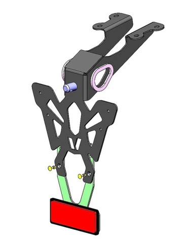 V PARTS Plate Holder Black - Yamaha...