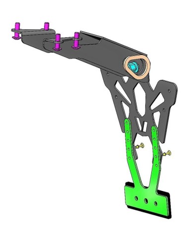 V PARTS Plate Holder Black - Yamaha...