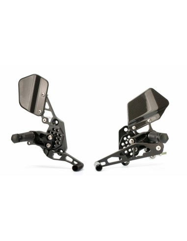 GILLES AS31GT Adjustable Rearset Black