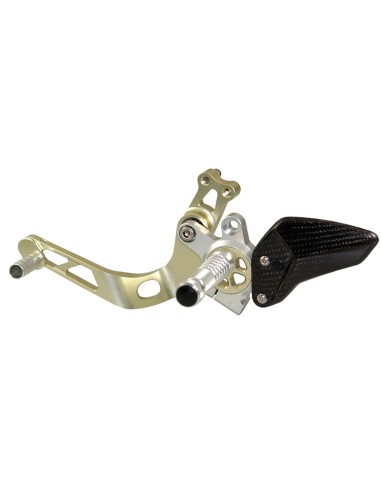 GILLES TOOLING HP-01 Adjustable Rearset Black BMW R1200S