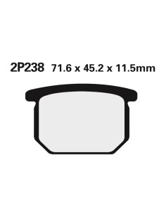 NISSIN Street Semi-Metallic...