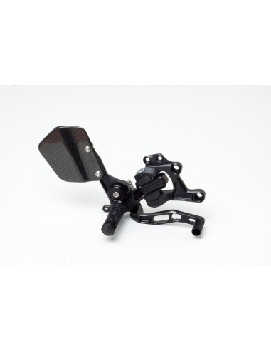 GILLES TOOLING VCR38GT Adjustable Rearset Black Honda CBR600RR